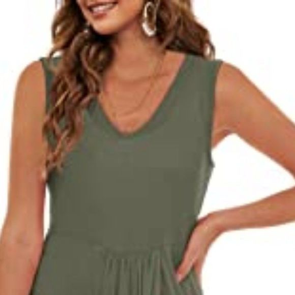 Womens Good Vibes Rainbow Sleeveless Maxi Dress Summer Casual Tank Dresses - Picture 1 of 3